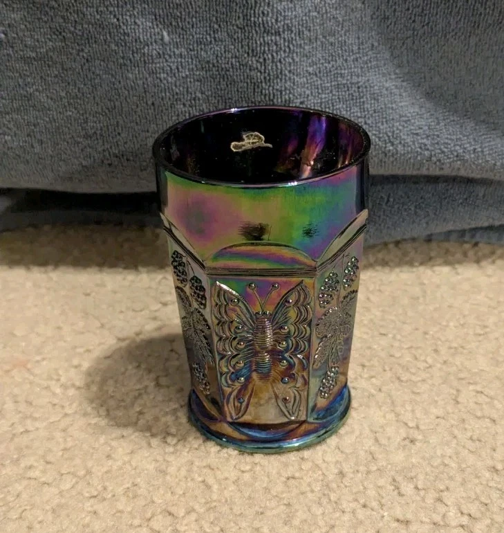fenton blue carnival glass products for sale | eBay
