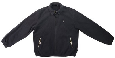 POLO RALPH LAUREN Men s M Black Polartec Fleece Pony Logo Sweater Jacket Top