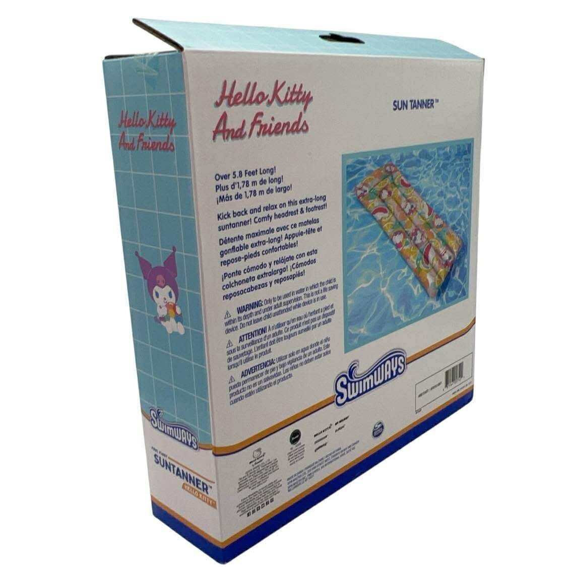 SwimWays Hello Kitty Suntanner Pool Float, Over 5.8 Feet Long, NEW