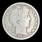 1900 Barber Silver Half Dollar