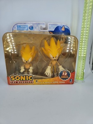 Sonic The Hedgehog Action Figures JAZWARES Classic & Modern Super Sonic RARE