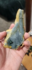 9.9oz(282g)Guatemala blue jadeite jade slab carving rough
