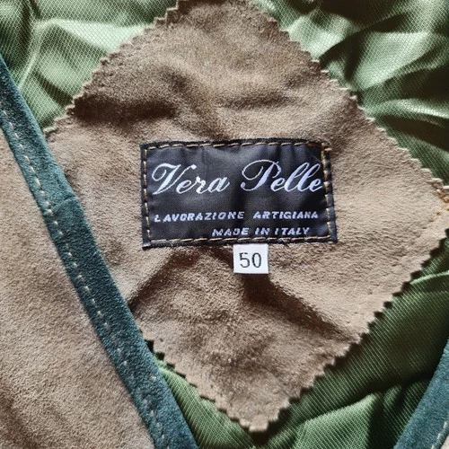 VEST VINTAGE VERA PELLE TRACHTEN OKTOBERFEST LEATHER MENS US 40 EU 50 image 6