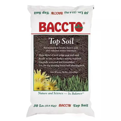 50 Lbs. Baccto Top Soil with Reed Sedge, Peat and Sand