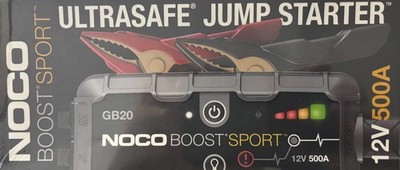 NOCO Boost Sport GB20 500A 12V UltraSafe Starthilfe Powerbank Booster - NEUWARE