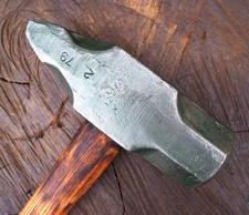 LRG 8LB WARWOOD STRIKER'S "CROSS PEIN" HAMMER RR BLACKSMITH ANVIL KNIFE VINTAGE