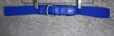 NIKE Men's Bright Blue Solid Color Silver Buckle Modern ONE SIZE Adjusts Max 40"