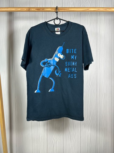 Vintage 2008 Futurama Bender “Bite My Shiny Metal Ass” M