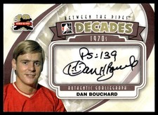 2011-12 In The Game Between Pipes Authentic Goaliegraph Decades 1970 Dan