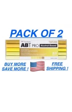 2 Tombow ABT PRO Alcohol-Based Markers YELLOW TONES 56967 Set/5 pc brush chisel