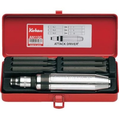 Ko-Ken 1/2 (12,7 mm) SQ. Angriffstreiber-Set 8 AN112C 8 Stück