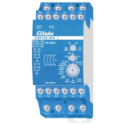 Eltako Stromstoßschalter Relais Hutschiene ESR12Z 4DX 4 Schließer 16A 230V
