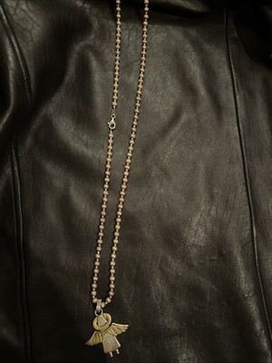 Anhänger Engel mit Flügeln aus Sterlingsilber und Messing