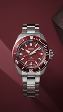 Seiko Prospex SRPL11K1 Samurai Sea Diver's Red Dial 41.7mm Automatic Men's Watch 4