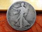 1919-D United States Walking Liberty Half Dollar 50c 90% Silver Coin