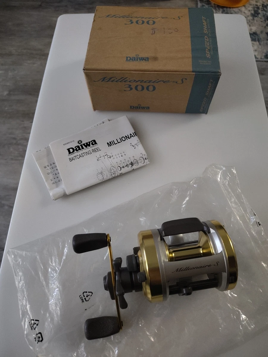 Lot Vintage 2 Moulinets Daiwa : Silvercast 209RL Neuf De Stock + Millionaire 4HM Avec Boîtes Et Manuels