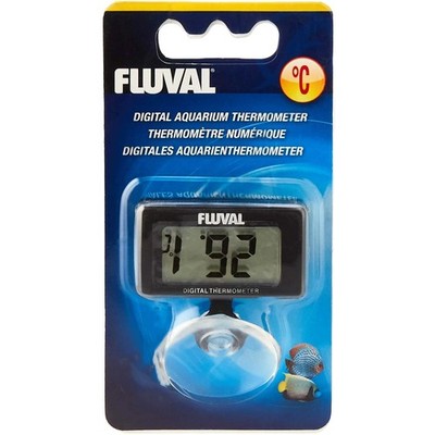 Fluval Digital Thermometer Tauch Aquarium Tropical Stick-On Saugnapf