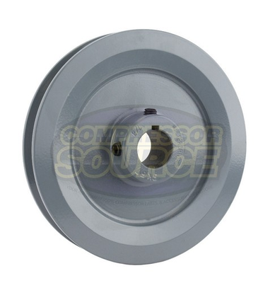 #ad Cast Iron 5.5quot; Single Groove Pulley V Style B Belt 5L for 7 8quot; Keyed Shaft $37.95