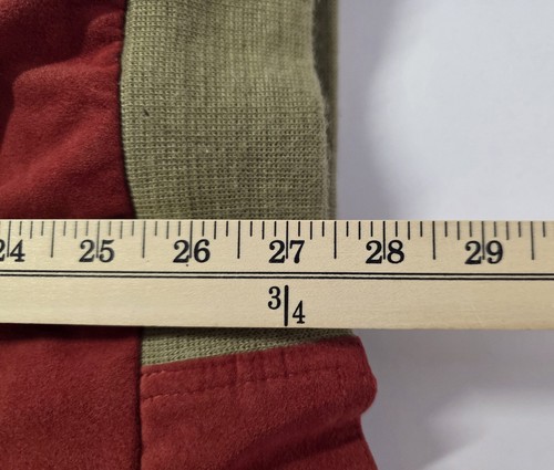 Vintage Orvis Mens Size XL Waterproof Soft Faux Suede Lined Burnt Orange - Picture 11 of 11