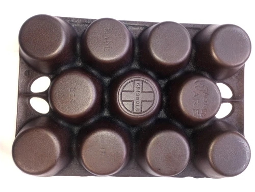 GRISWOLD WAGNER WARE MUFFIN PAN CLEANED AND SEASONED