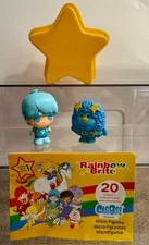 TLS Rainbow Brite Micro CheeBee! Buddy Blue & Champ (Opened Blind Box)