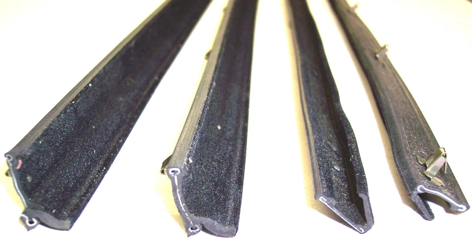 Ford Pinto & Mercury Bobcat 1971-1980 sellos de barrido de ventana nuevos, moldura de línea de correa Foto 3 de 4