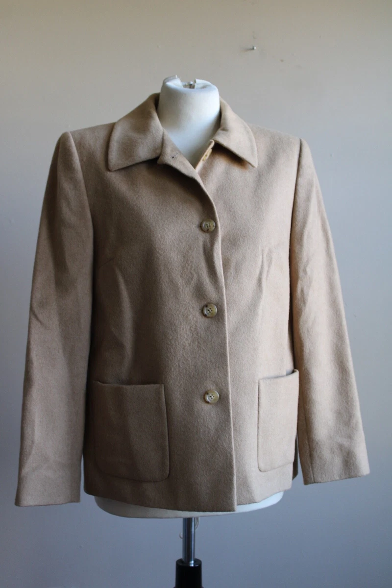 Talbots camel hair hot sale coat