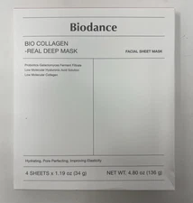 BIODANCE Bio-Collagen Real Deep Mask Facial Sheets Hydrating - 4 Pack - Exp 9/27