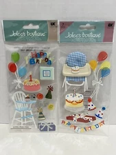 Jolee's 3D Stickers Happy First Birthday / Junk Journal Boy / Girl