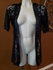 Mapale Black Lace Short Robe No Belt SIZE S — photo 2