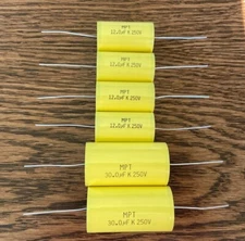 Recap Kit for Wharfedale W90D Speaker Crossovers MPT Film Capacitors W-90D