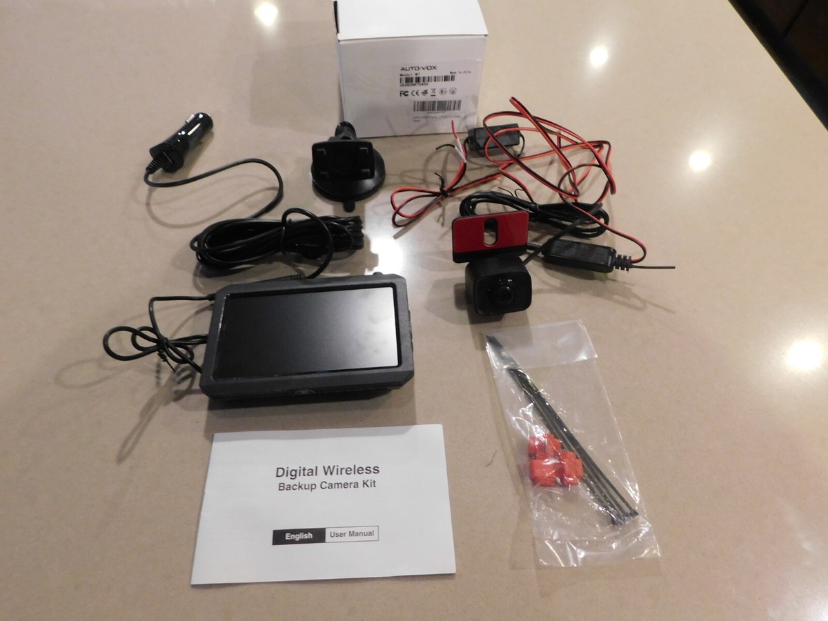 AUTO-VOX W7 ワイヤレスバックカメラキット W7 Wireless RV Backup Camera Kit with 5