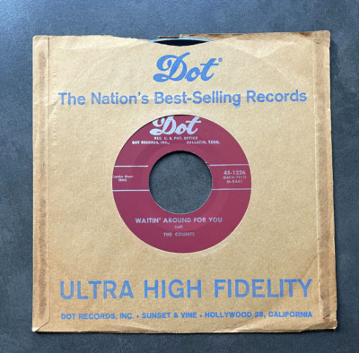 7'' The Counts - Waitin' Around For You / Baby I Want You - US Dot Doo Wop