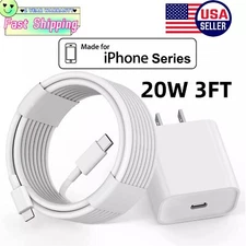 20W PD Super Fast Charger Wall Adapter Usb Type-C For Apple iPhone 14 13 12 11 ⚡