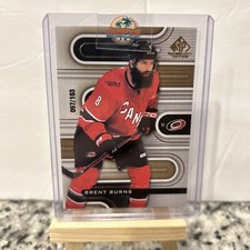 2022-23 SP Game Used #103 Brent Burns Gold 097/103 Carolina Hurricanes