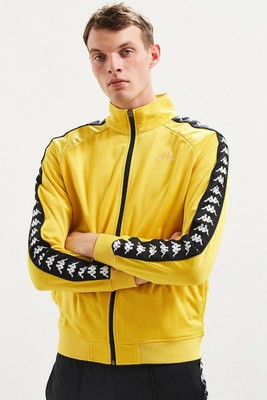 kappa track jacket yellow