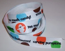 Creative Imaginations Ribbon(by the yard) ~ Halloween....Studio Basics 101