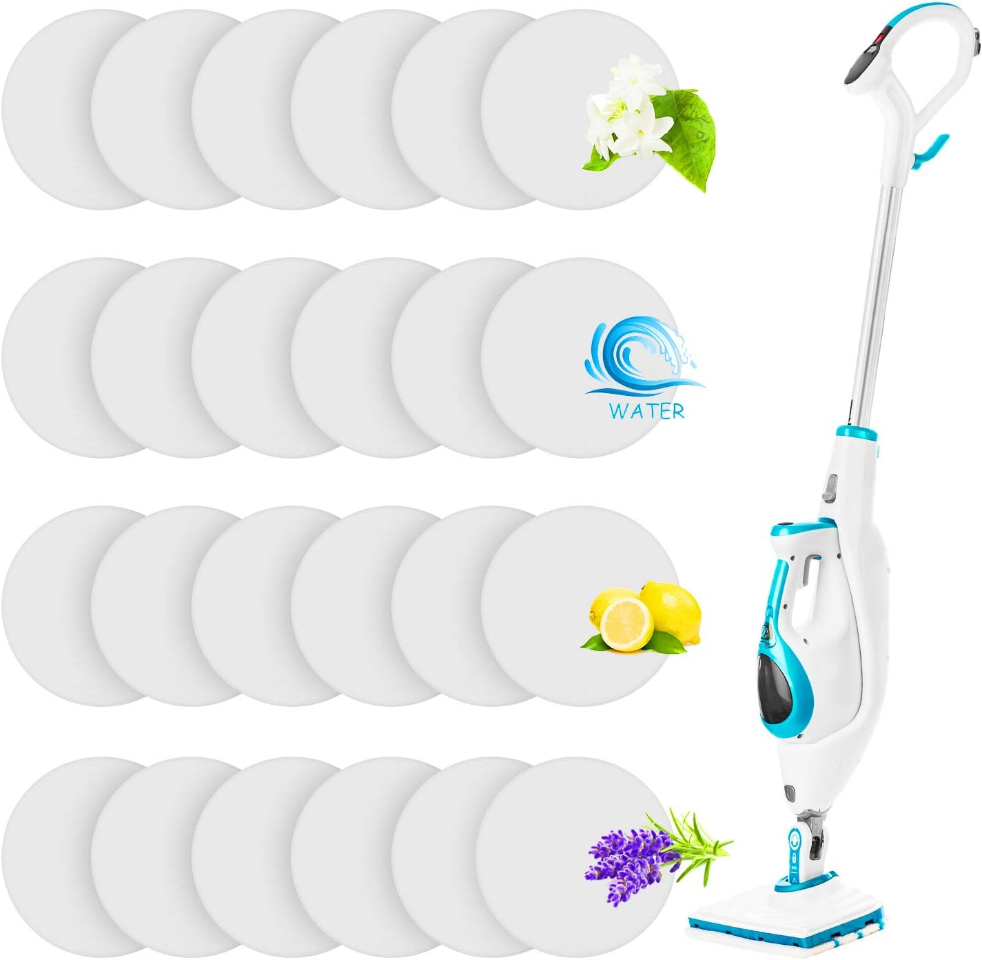 32-Piece Steam Mop Scent Disc Set – Fresh Fragrance Replacement Pads-image