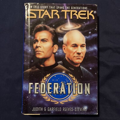 Star Trek FEDERATION Hardcover Book 1st edtion