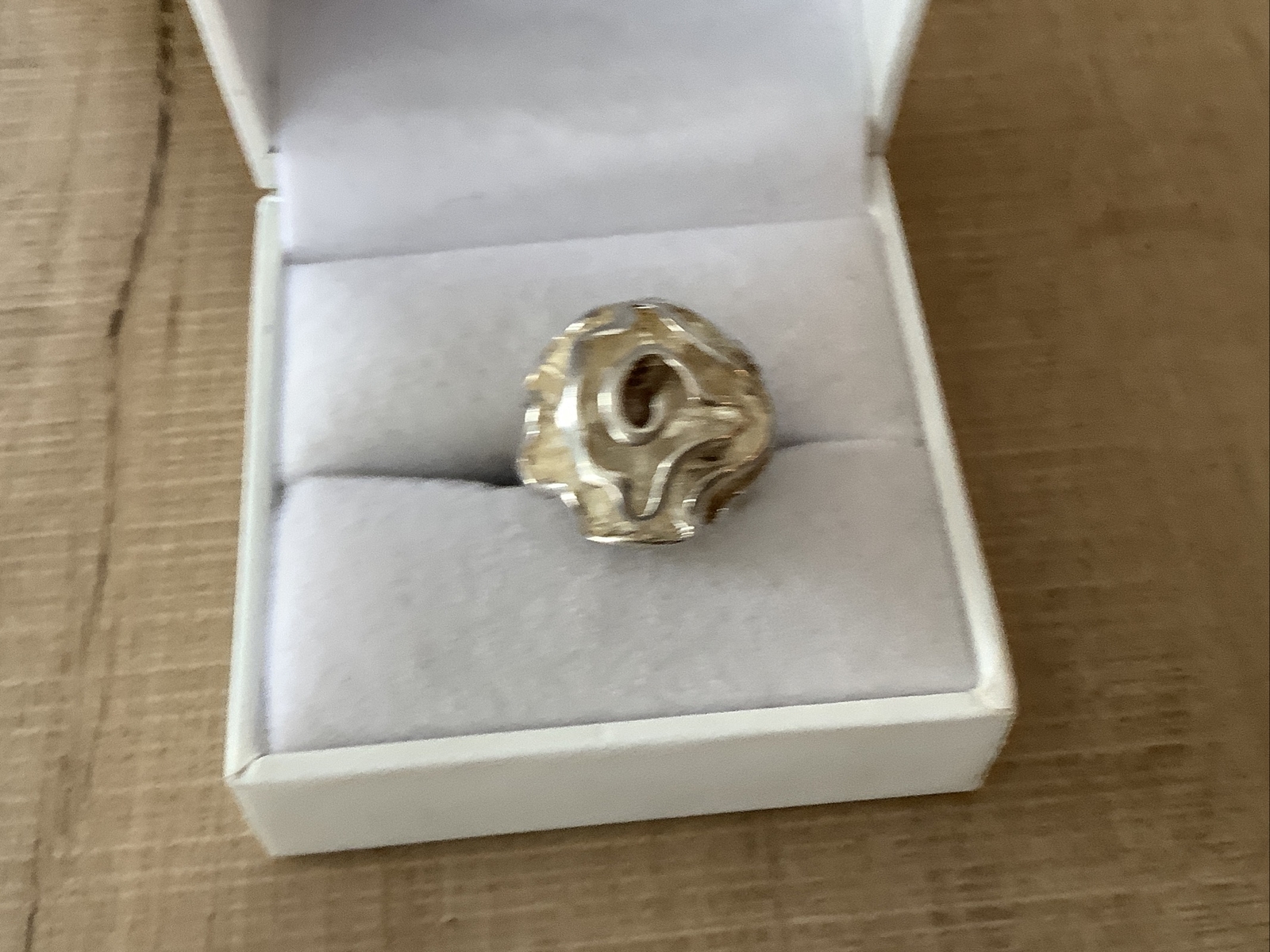 Solid Sterling Silver Adjustable Flower Bud Rose … - image 2