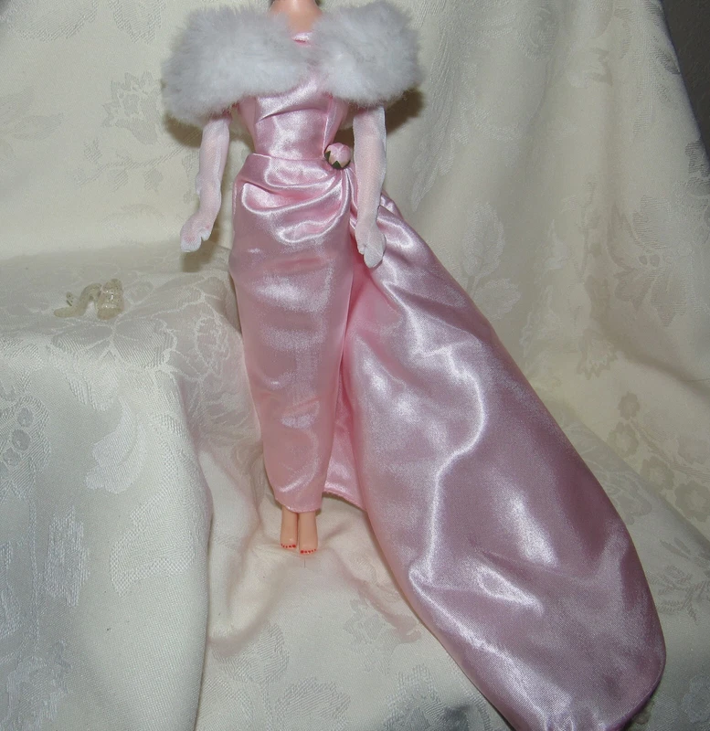  vintage reproduction enchanted evening stole shoes for doll 