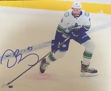 Justin BAILEY Signed 8x10 Photo!  Vancouver Canucks  !  W/COA