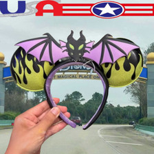 DisneyParks Sleeping Beauty Maleficent as Dragon Ears Headband Halloween US  