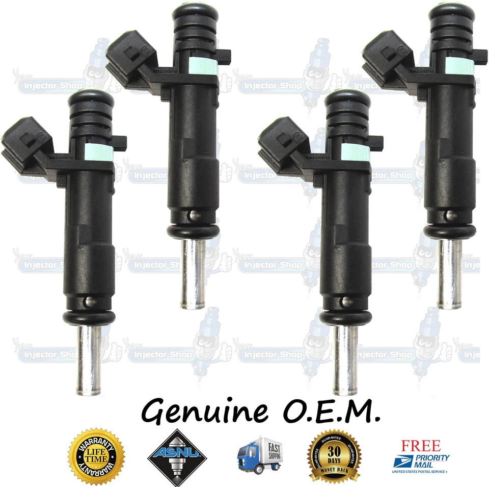 4x inyectores de combustible Chevrolet Reman 55570284 Cruze Sonic 1,8 L fabricante de equipos originales de fábrica de EE. UU. Foto 2 de 4