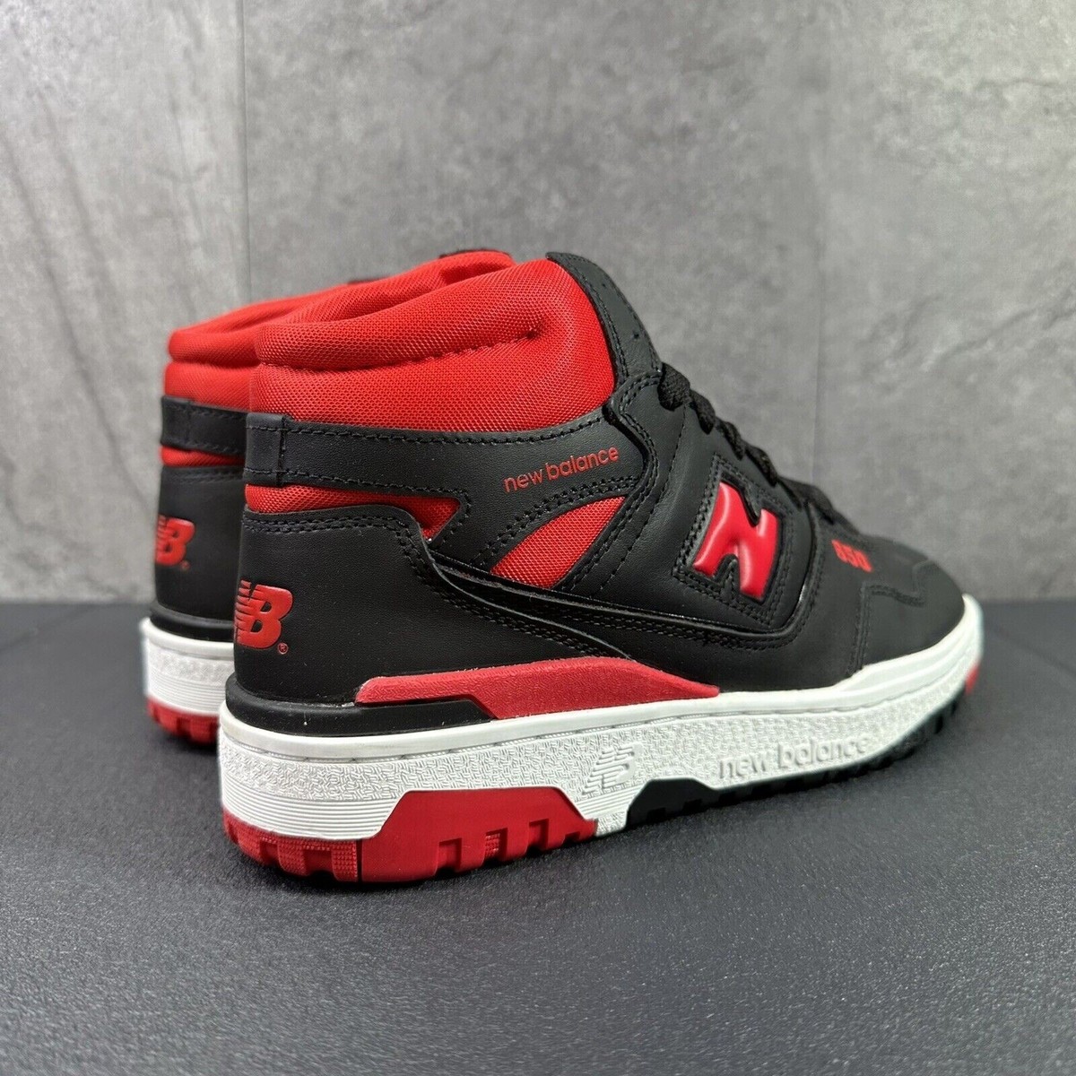 New Balance 650R Size 10 Mens Black Red Sneakers BB650RBR | eBay display picture 3