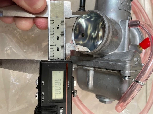 HONDA ATC 250R KEIHIN CARBURETOR PE 38MM Upgrade CARB  ATC250R 82-85 TRX250R NOS - Image 3 of 4