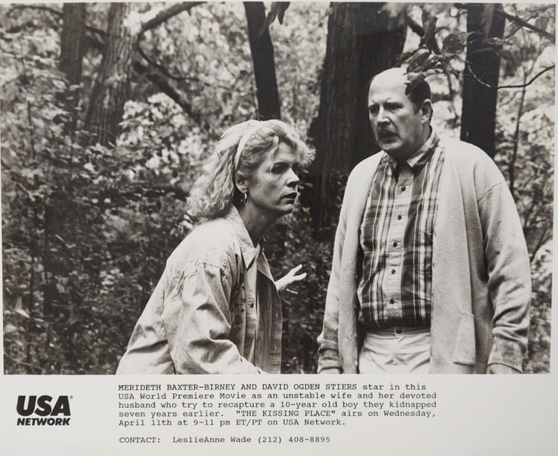Original USA Network Photo Meredith Baxter David Odgen Stiers THE KISSING PLACE