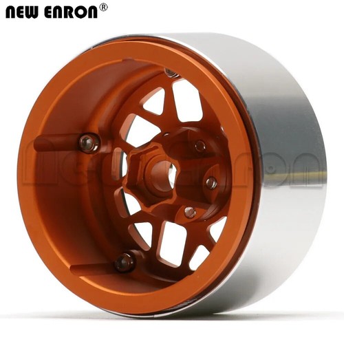 2.2 4Pc Beadlock Wheels Alloy Hub Rim for 1/10 RC Rock Crawler Axial HPI Traxxas - Picture 13 of 21