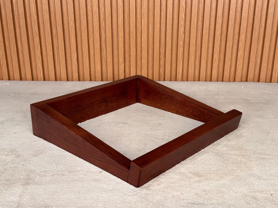 Walnut Wood Speaker Stands (Pair)– Fits 12" speakers – Natural Solid Walnut - Image 4 of 4