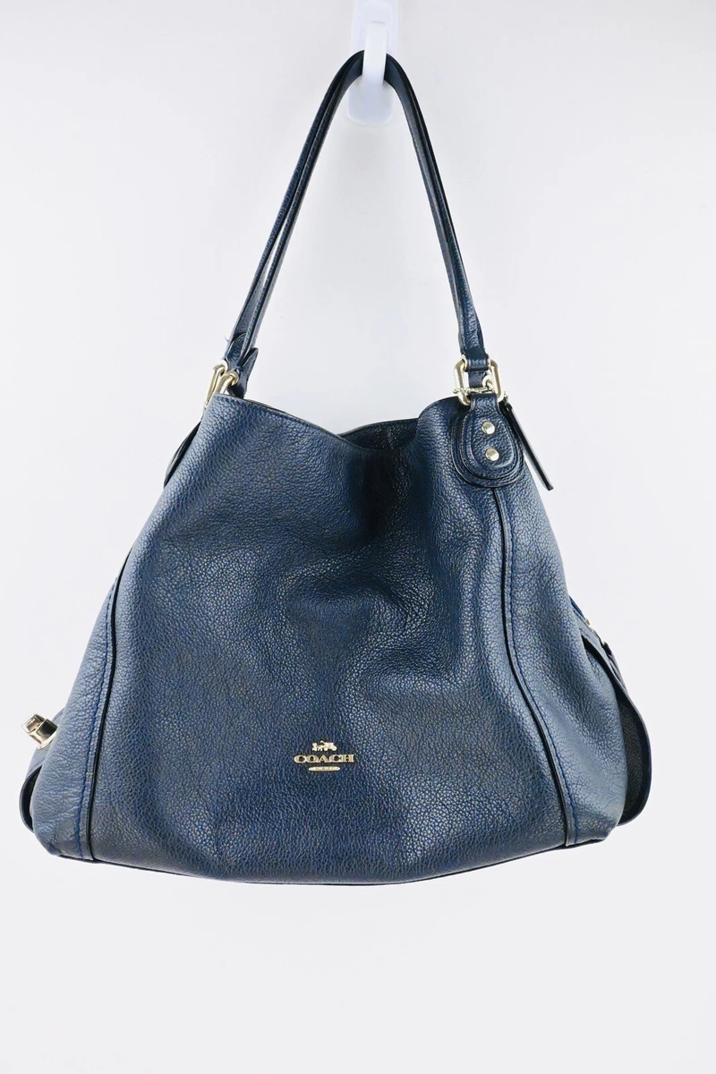 Coach edie navy sales